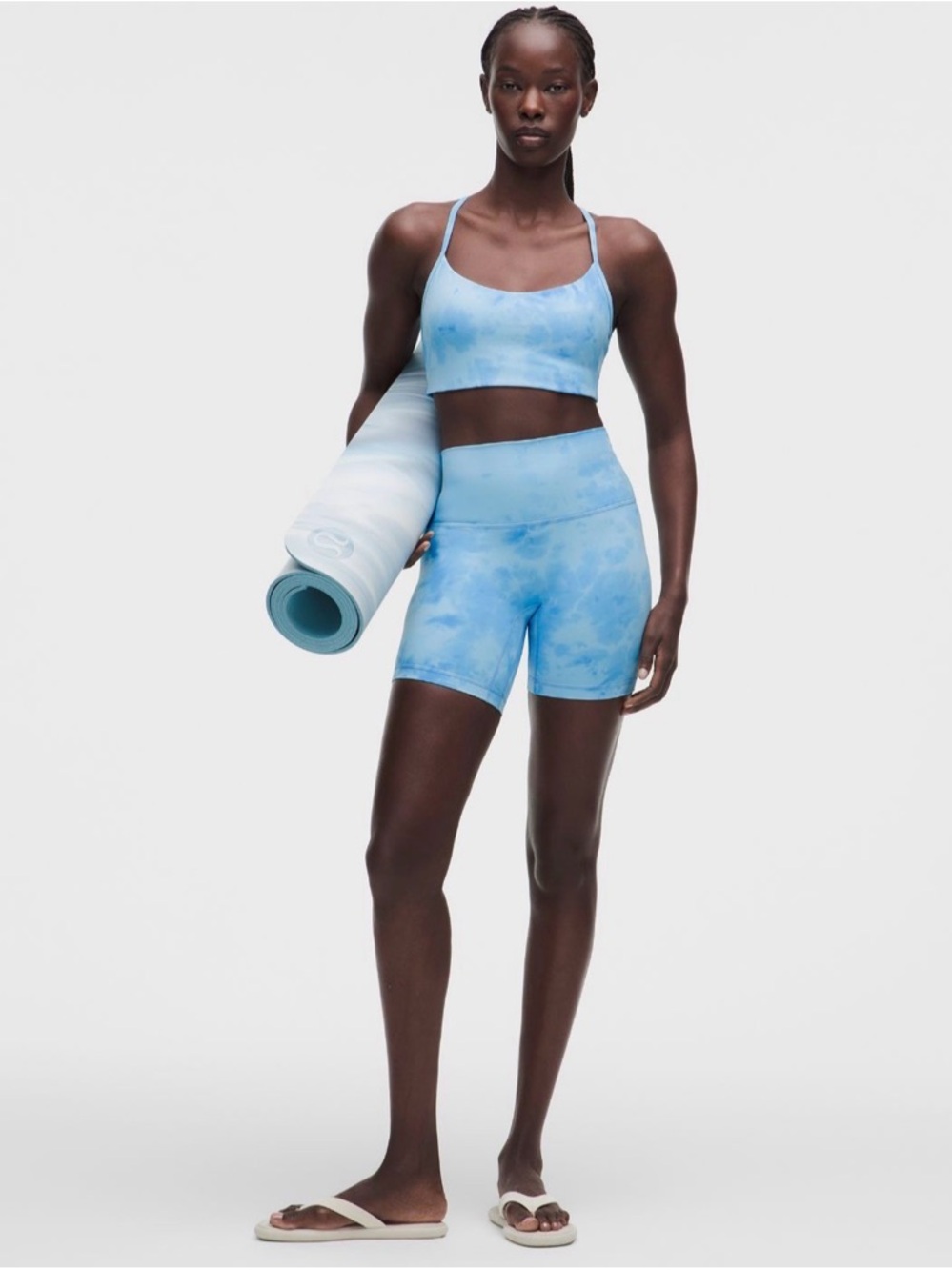 🆕🫐 Lululemon Align No Line High Rise Short 6” - Smoothie Wash Blueberry Multi